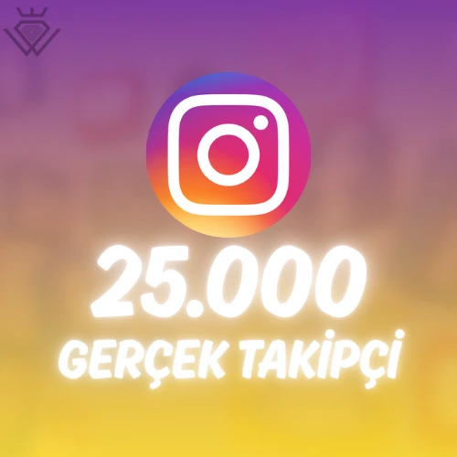 Instagram 25.000 Gerçek Takipçi - Güvenli İşlem