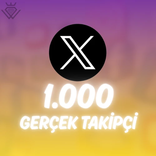 X (Twitter) 1.000 Takipçi - Güvenli İşlem