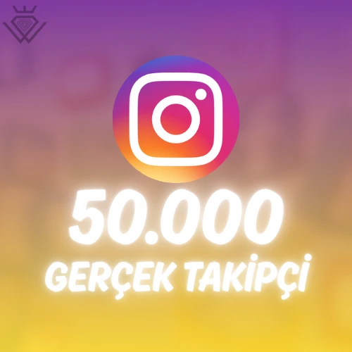 Instagram 50.000 Gerçek Takipçi - Güvenli İşlem