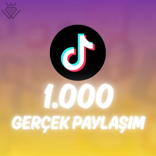 TikTok 1.000 Türk Paylaşım - Keşfet Etkili
